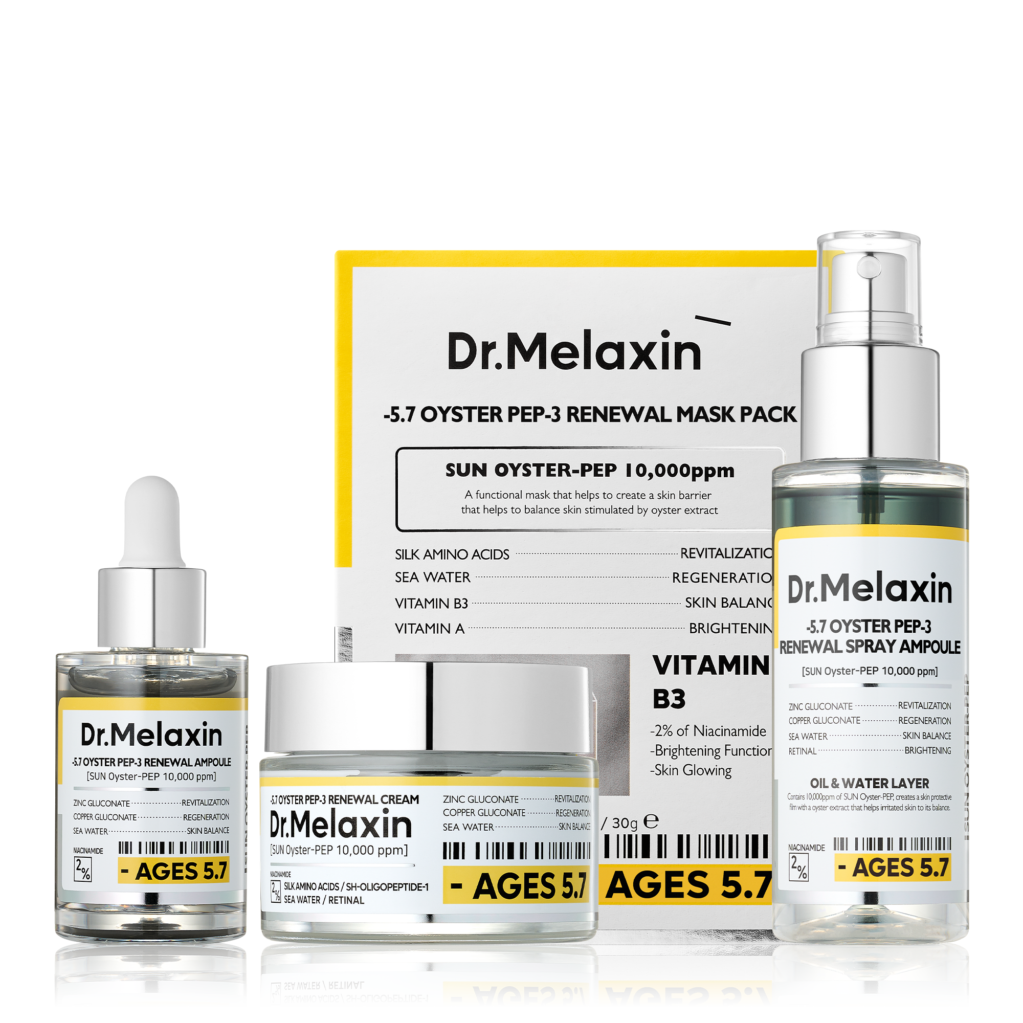 Oyster Pep 3 Renewal Anti Aging Line