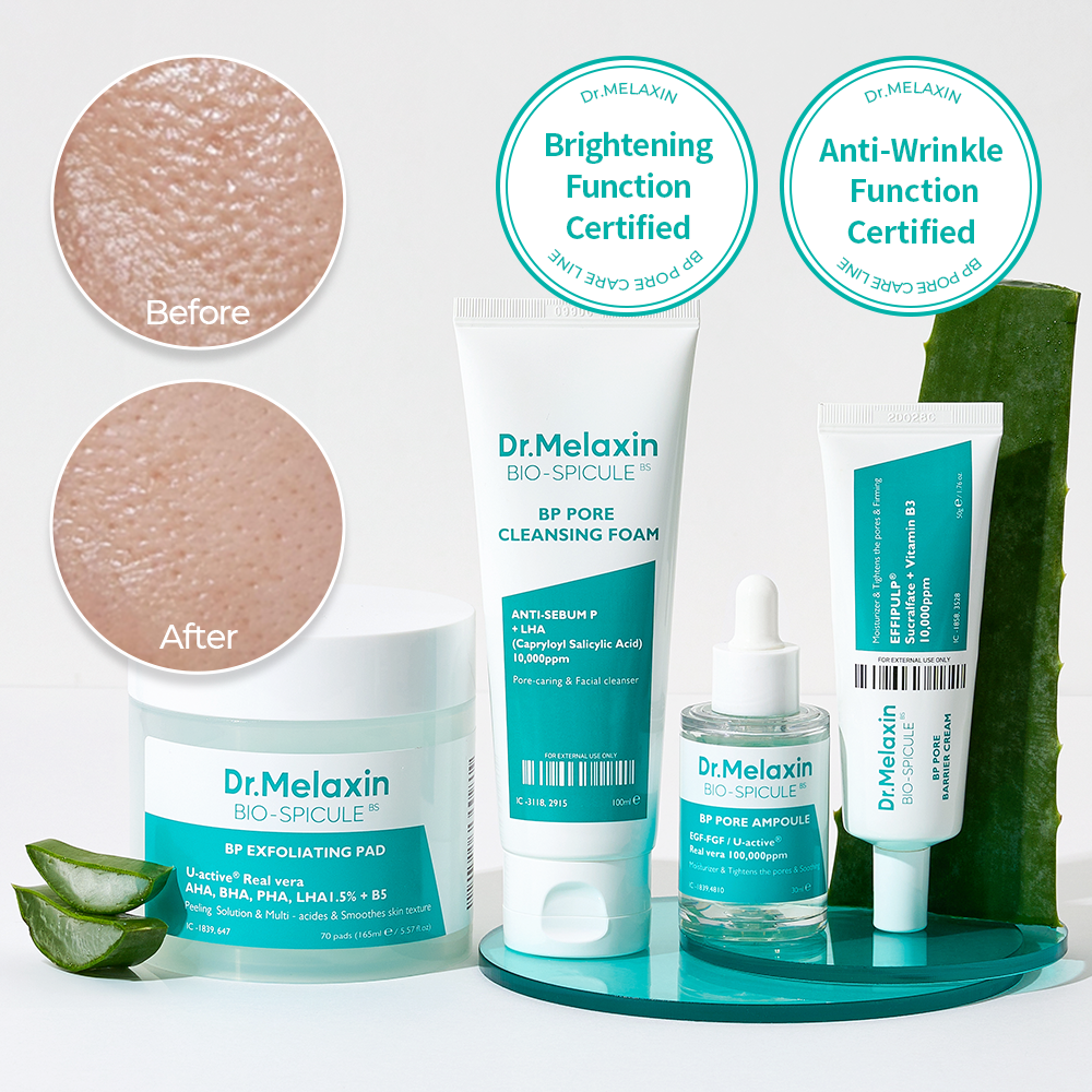 Alternative view of Bp Pore Care Line